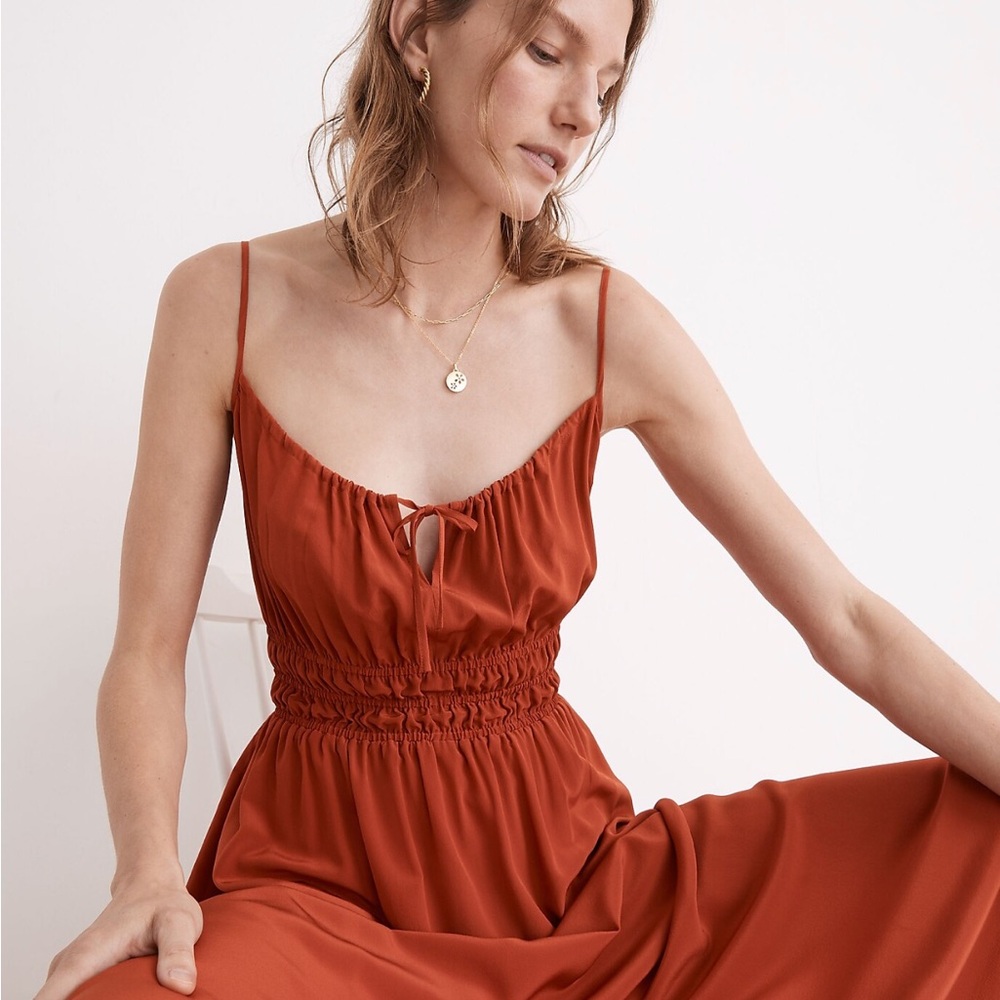 Madewell Rust Midi Dress